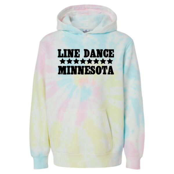   - Youth Midweight Tie-Dyed Hooded Sweatshirt Thumbnail