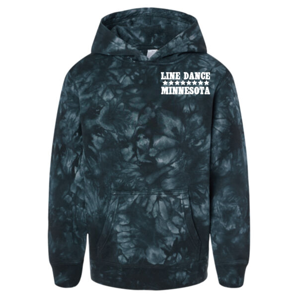   - Youth Midweight Tie-Dyed Hooded Sweatshirt Thumbnail