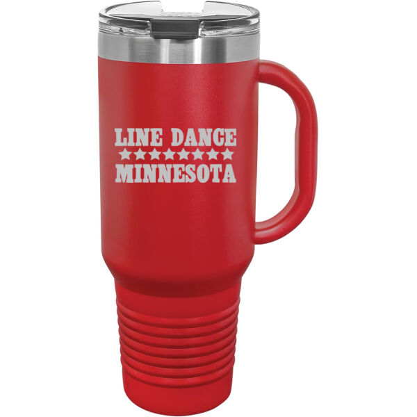   - Premium 32 oz. Travel Mug with Snap Lid & Straw Thumbnail