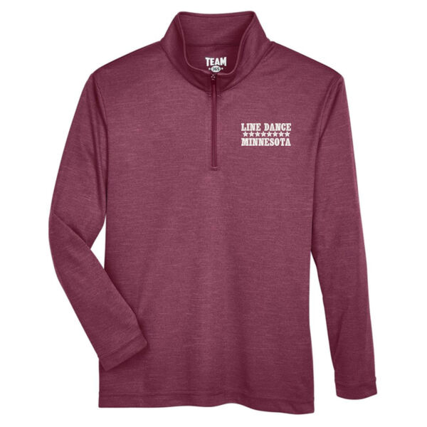   - Youth Zone Sonic Heather Performance Quarter-Zip Pullolver Thumbnail