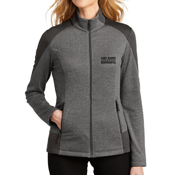   - Women's Grid Fleece Jacket Thumbnail